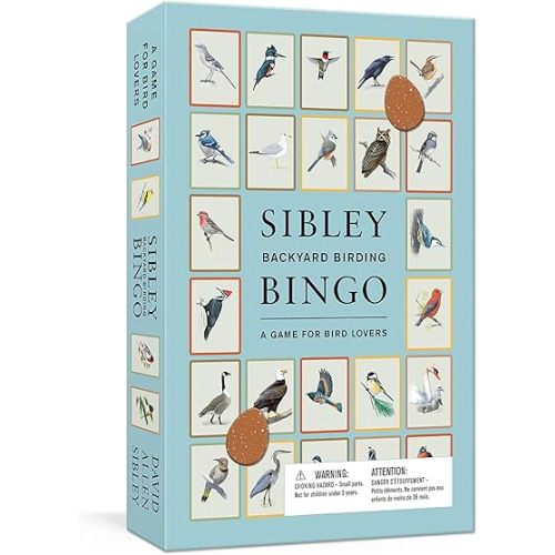 Sibley Backyard Birding Bingo: A Game for Bird Lovers: Board Games