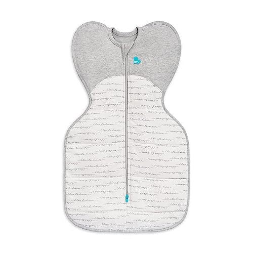 Love to Dream Warm Swaddle UP 2.5 TOG Baby Sleep Sack for Autumn & Winter | Arms Up Position for Self-Soothing, Secure Fit Calms Startle Reflex | Small 8-13 lbs, White Dreamer