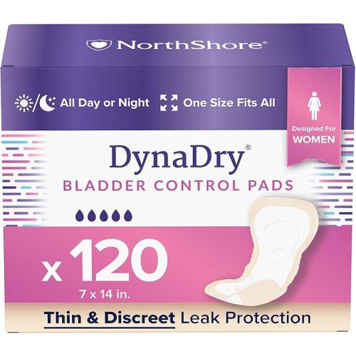NorthShore DynaDry Pads for Women, Ultimate, Pack/20