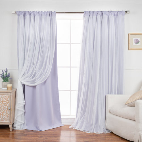 Darby Home Co Harborcreek Solid Color Blackout Thermal Rod Pocket Curtain Panels & Reviews | Wayfair