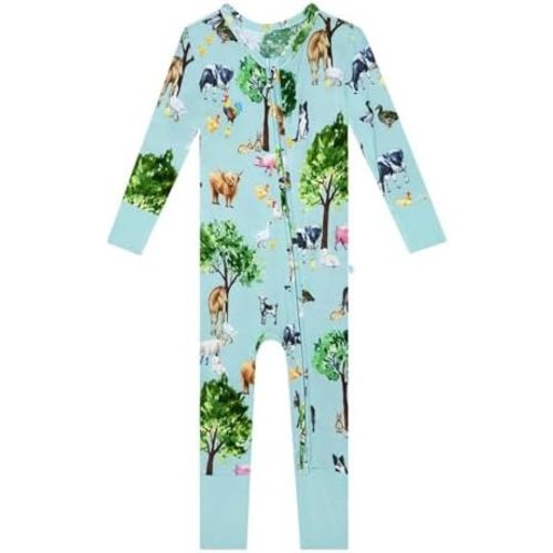 Posh Peanut Convertible Baby Sleepers, Boy Toddlers Footless Pajamas