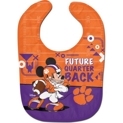 WinCraft Clemson Tigers Disney Mickey All Pro Baby Bib