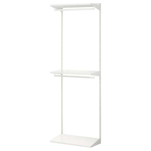 BOAXEL Wardrobe combination - white 24 3/8x15 3/4x79 "