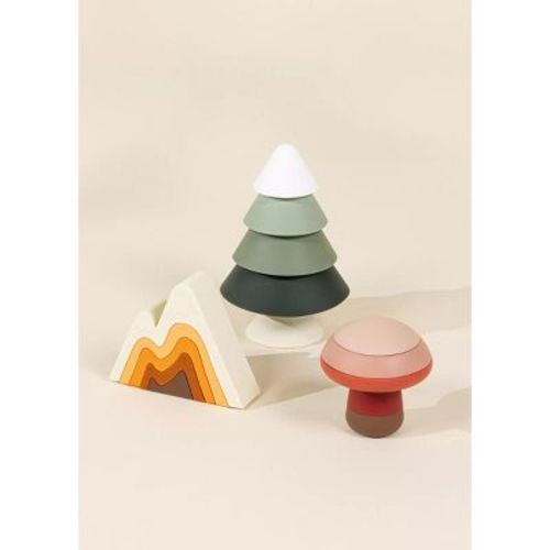 Coco Village - Silicone Stackable Forest Set (15 pcs)
