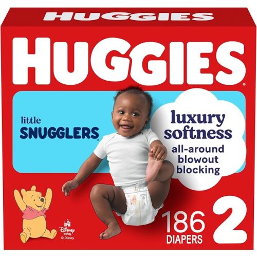 Huggies Little Snugglers Diapers Size 1, 168 Count