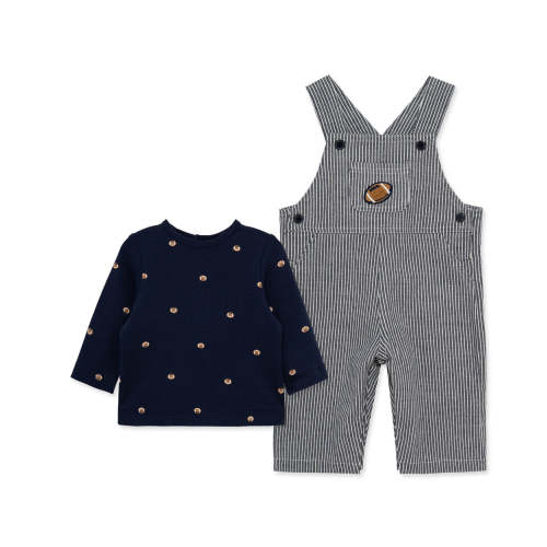 Football Woven Overall Set (3M-12M)