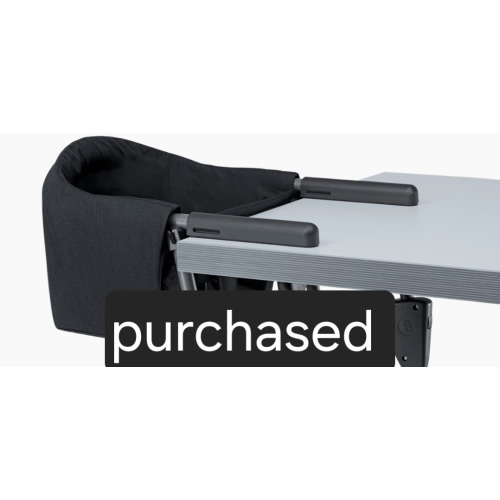 Chicco Fast Lock Hook-On Chair - Black