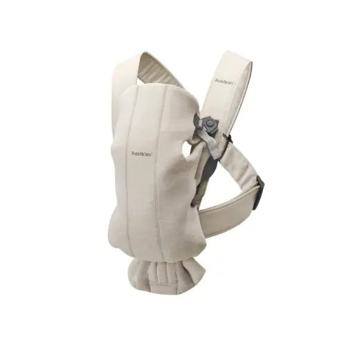 Babybjorn Carrier Mini Jersey Light Beige | Baby Bunting AU
