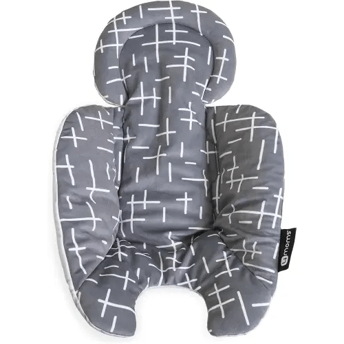 4moms RockaRoo and MamaRoo Infant Insert, Machine Washable, Soft, Plush Fabric, Reversible Design, Dark Grey