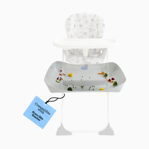 Catchy The Food Catcher for High Chairs - Grey, For Graco Slim Snacker