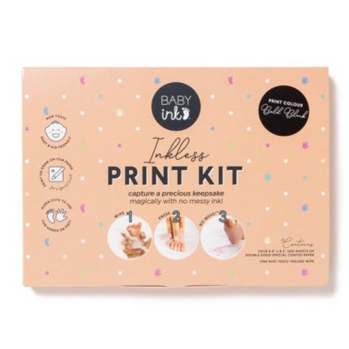 BABYink Ink-less Hand & Foot Print Kit - Black