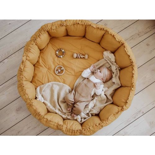 Play & Go playmat baybnest BLOOM MUSTARD