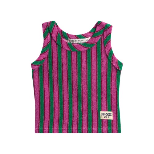 Stripe Terry Cloth Tank, 9M
