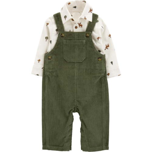 Carter's Child of Mine Baby Boy Overall Set, 2-Piece, Sizes 0/3-24 Months