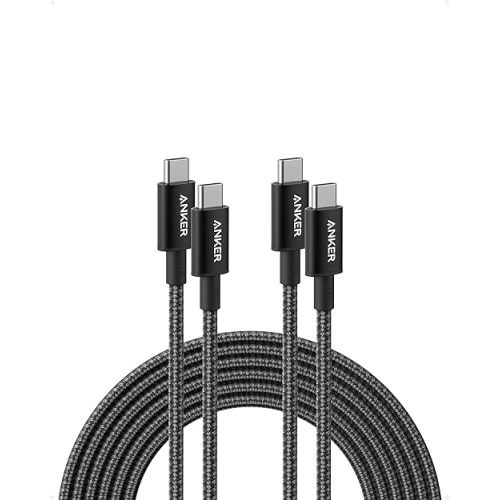 Anker USB C to USB C Cable (10FT, 2Pack), Type-C 100W Charger Cord Fast Charging for iPhone 16 Series,MacBook Pro 2020,Pixel and More(USB 2.0,Black)