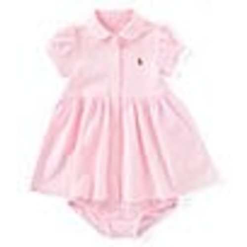 Baby Girls Stripe Knit Oxford Dress & Bloomers Set