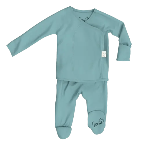 Footie - Ripple – Bonsie Skin to Skin Babywear