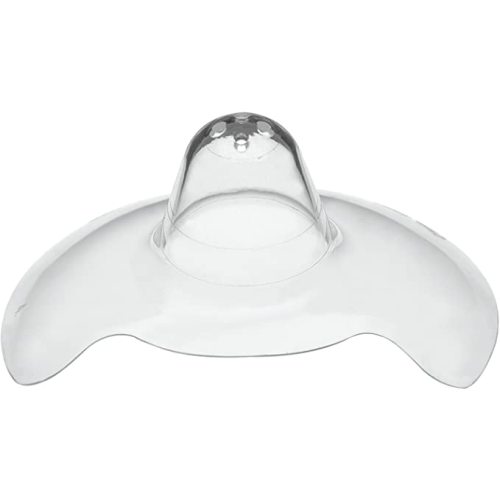Medela Contact Nipple Shield, 24mm Medium, Nippleshield for Breastfeeding with Latch Difficulties or Flat or Inverted Nipples, Made Without BPA - Standard