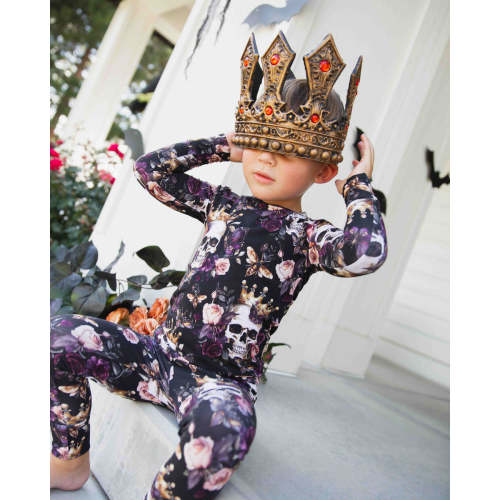 Crown Me Dead Long Sleeve Pajama Set