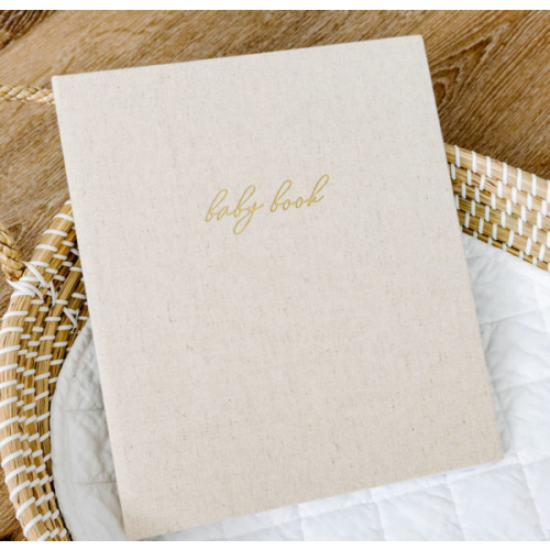 First Year Baby Memory Book - Sand