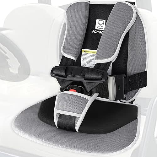 Upgraded Universal Golf Cart Positoner - 5-Point Design to Secure Little Ones in Golf Cart, Soft & Comfortable Child Cushion, Easy to Install, Adjustable Straps
