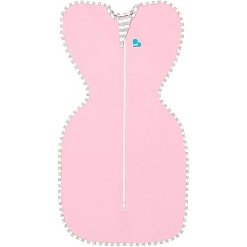 Love to Dream Swaddle UP, Dramatically Better Sleep, Allow Baby to Sleep in Their Preferred arms up Position for self-Soothing, snug fit Calms Startle Reflex, Pink, Small, 8-13 lbs