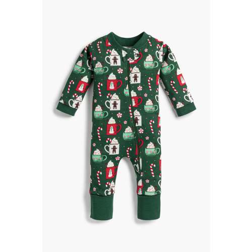 One-Piece Baby Pajamas 0-3M - Organic Baby Clothes - Monica + Andy