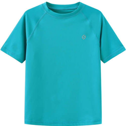 HODOSPORTS Boys UPF 50+ Rash Guard Swim Shirts Short Long Sleeve Quick Dry UV Protection Sun Shirt
