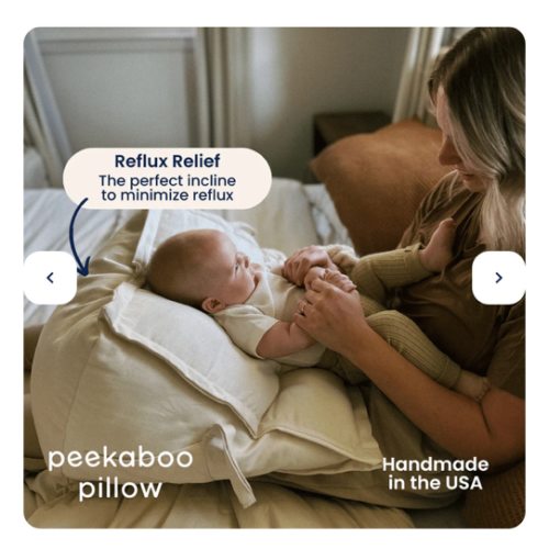Peekaboo Pillow™ Official Site - Organic Infant Lap Pillow