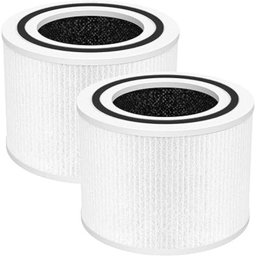 Core P350 Pet Care Replacement Filter for LEVOIT Core P350 Air Purifier, 3-in-1 New Fine Non-Woven Fabric Pre Filter, Activated Carbon with ARC Formula, Core P350-RF, 2 Pack