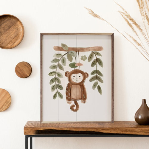 Indigo Safari Safari Nursery III Monkey | Wayfair