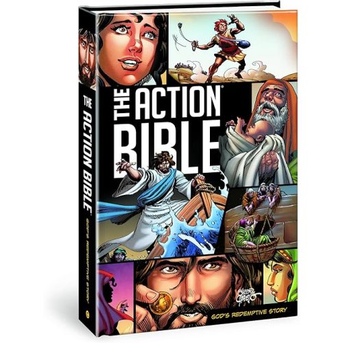 The Action Bible: God's Redemptive Story Hardcover – Illustrated, September 1, 2020