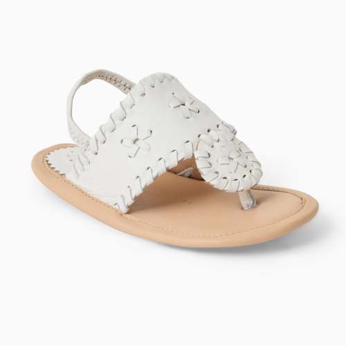 9-12 Months, Jack Rogers Baby Jacks Sandals — White Nappa – Jack Rogers USA