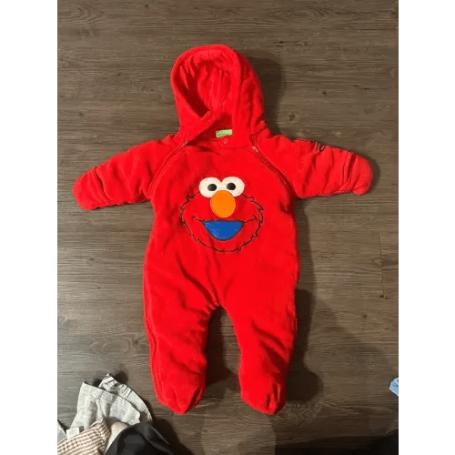 Elmo Red FleeceSnow Suit