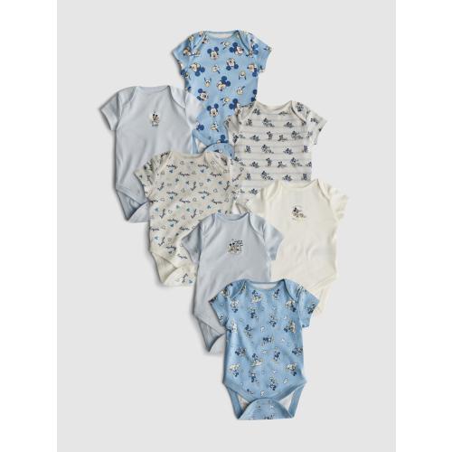 0-36mths | 7pk Disney’s Mickey Mouse Short-Sleeve Bodysuits