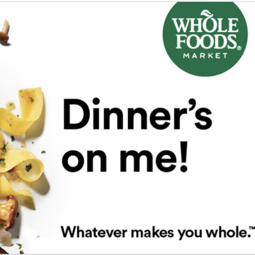 Buy a Gift Card for Whole Foods Market