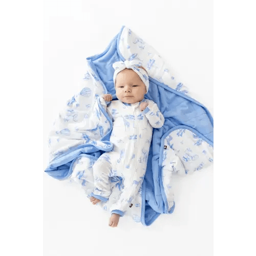 Baby Blanket in Toile Safari