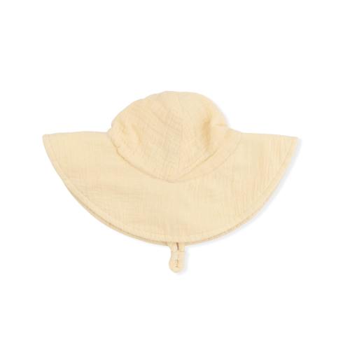 Solid Muslin Italian Straw - Wide Brim Sun Hat