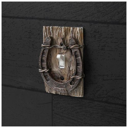 Horseshoe Single Switch Plate