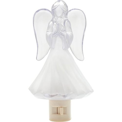 Creative Hobbies Heavenly Glow Angel Night Light - Includes 5W C7 and Rotational Socket with On/Off Switch