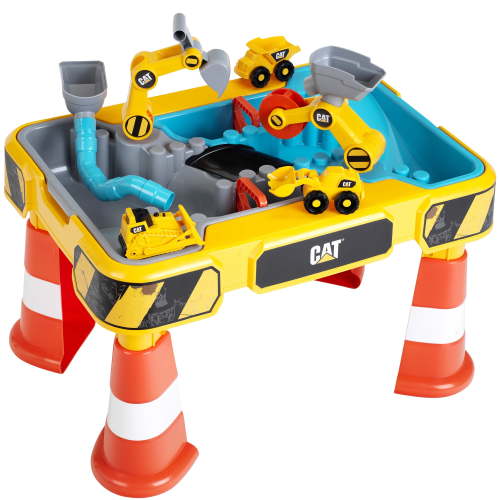CAT: Sand and Water Play Table, Kids Pretend Play, Construction Toys, Ages 18 Months+