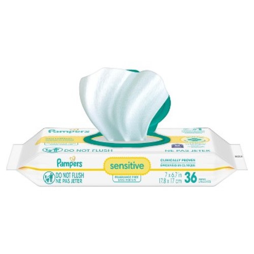 Pampers products at Target