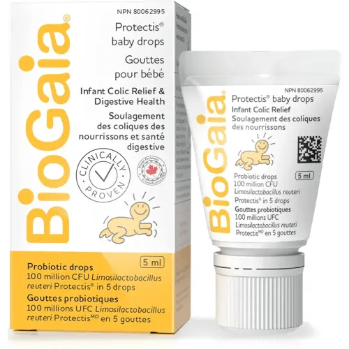 BioGaia Probiotic Baby Drops 5mL (125 Drops) for infant colic relief, newborns and babies
