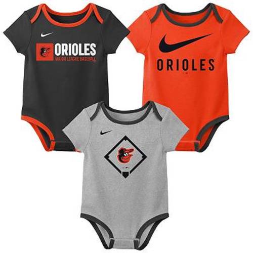 Nike Infant Baltimore Orioles Assorted Team Colors 3 Pack Creeper Set | Dick's Sporting Goods