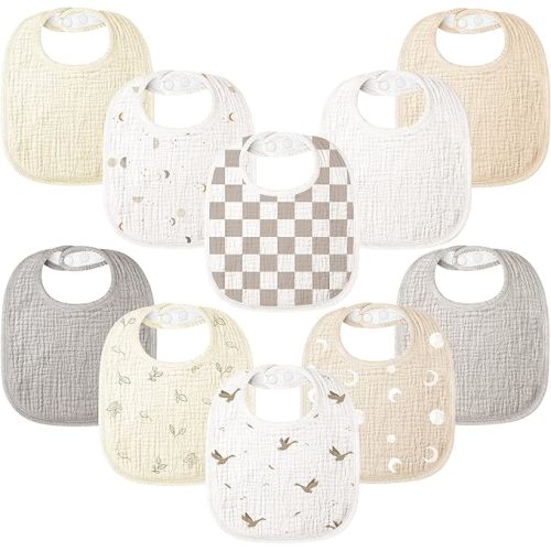 Baby Bibs (10-Pack)