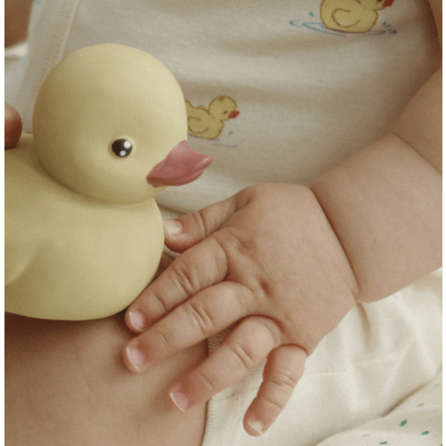 Duck Bath Toy in Straw