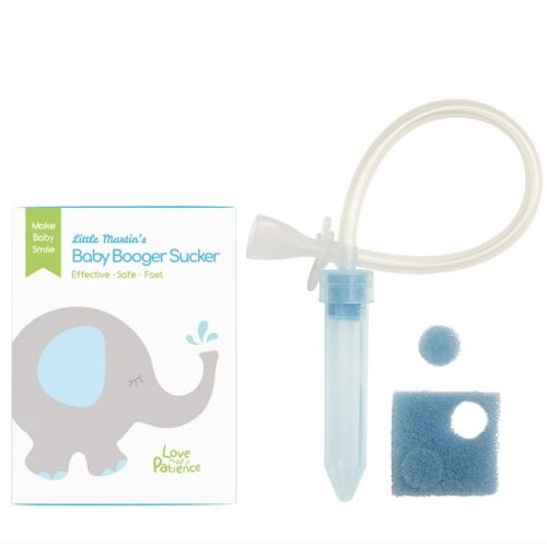 Little Martin's Reusable Booger Sucker (Blue)