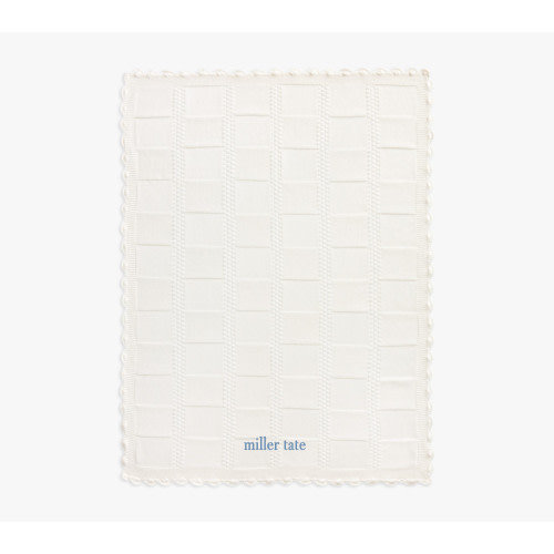 Cotton Knit Patchwork Organic Baby Blanket