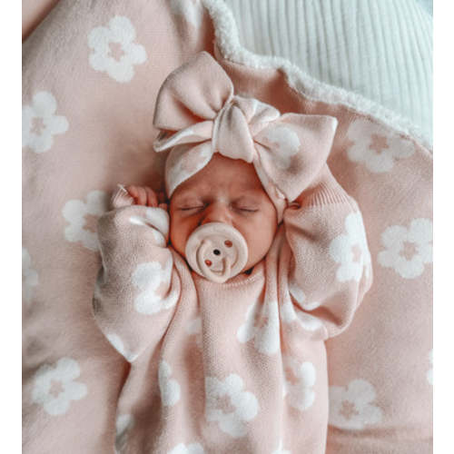 Lola Knit Headband Soft Pink