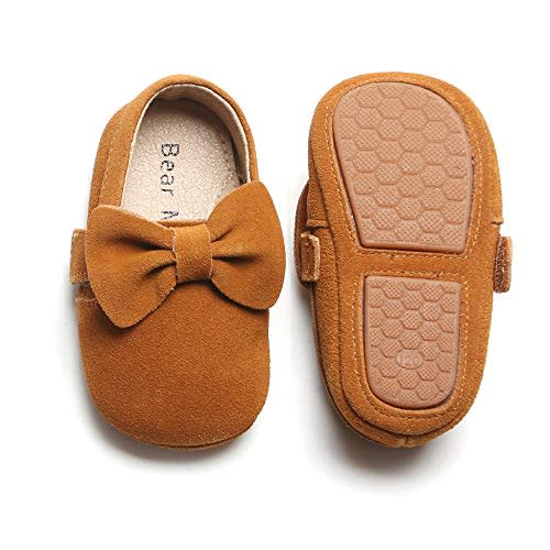 Felix & Flora Soft Sole Baby Shoes - Infant Baby Walking Shoes Moccasinss Rubber Sole Crib Shoes